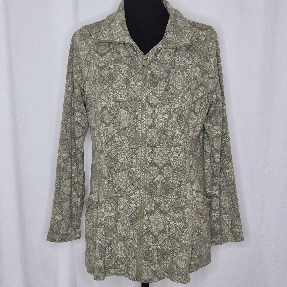 Soft Surroundings Full Zip Cardigan Jacket - Size M